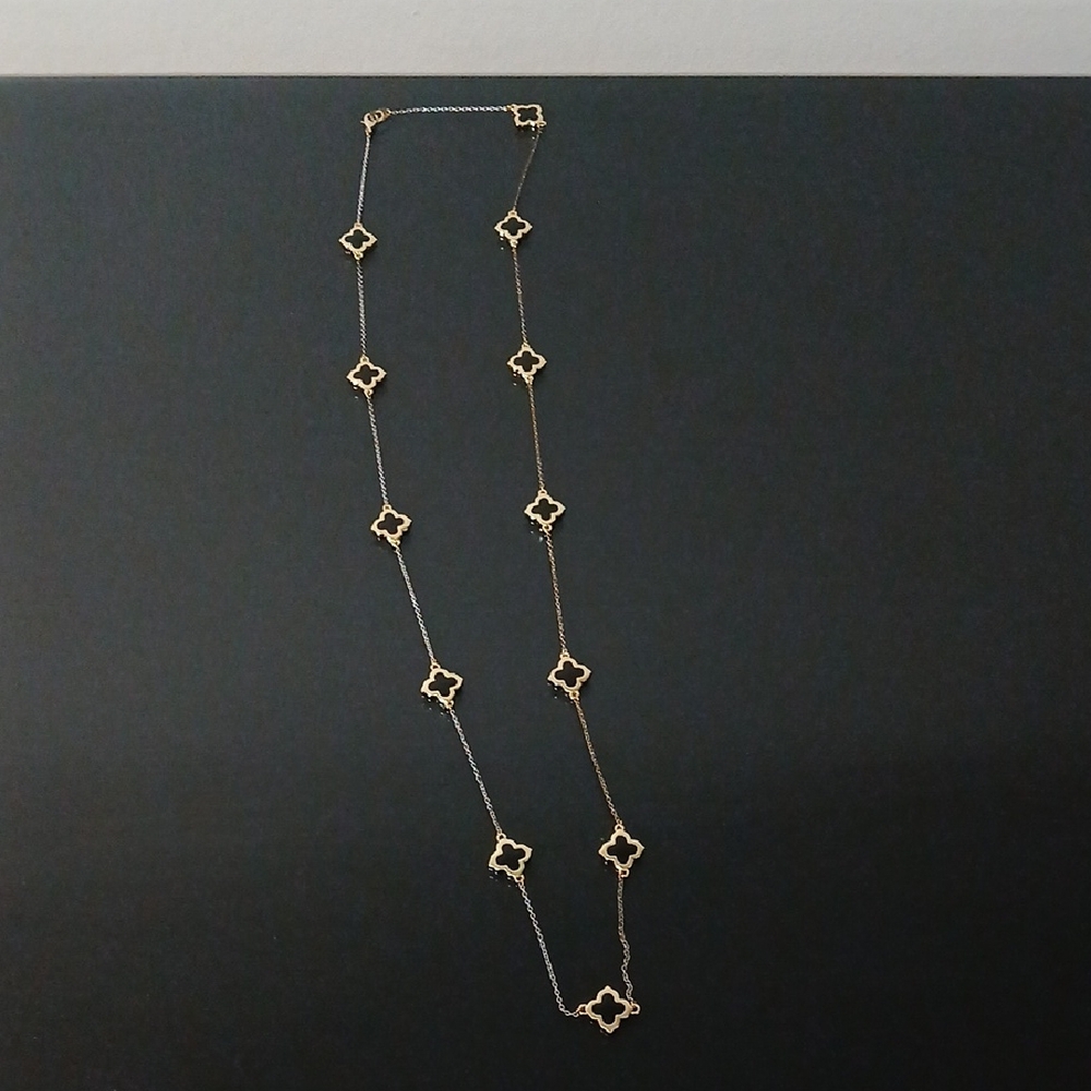 Elegant Gold and Silver Necklace